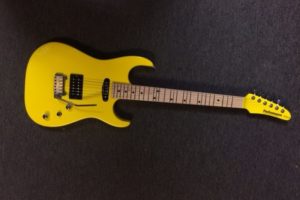 Dweezil Zappa Yellow Guitar with Special Bridge